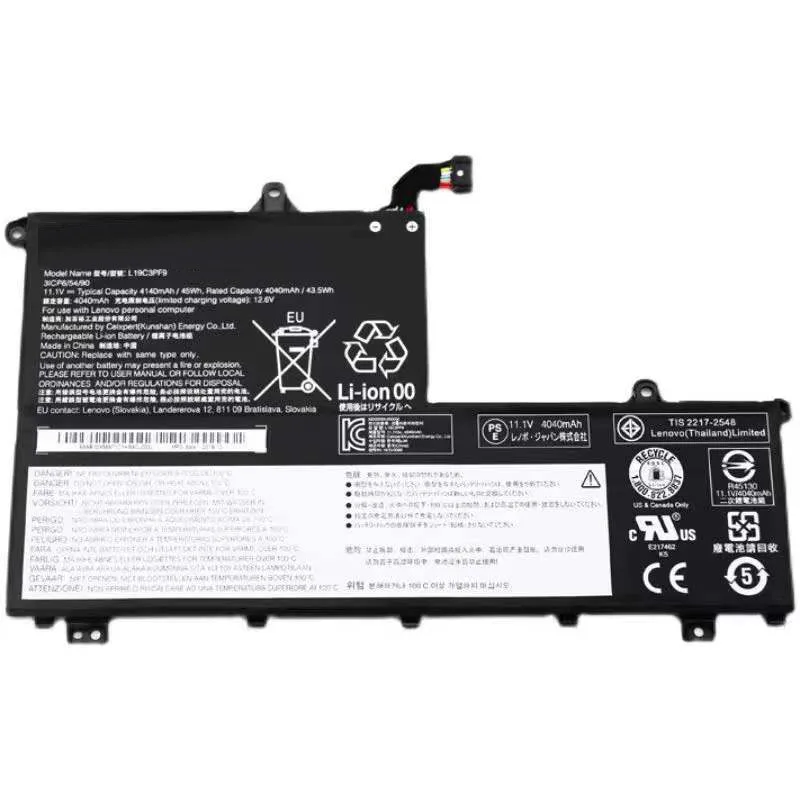 Imagem -02 - Bateria do Portátil para Lenovo Thinkbook 14.1 v 45wh 14 v 15 L19c3pf0 L19c3pf1 L19c3pf9 L19l3pf1 L19l3pf8 L19m3pf0