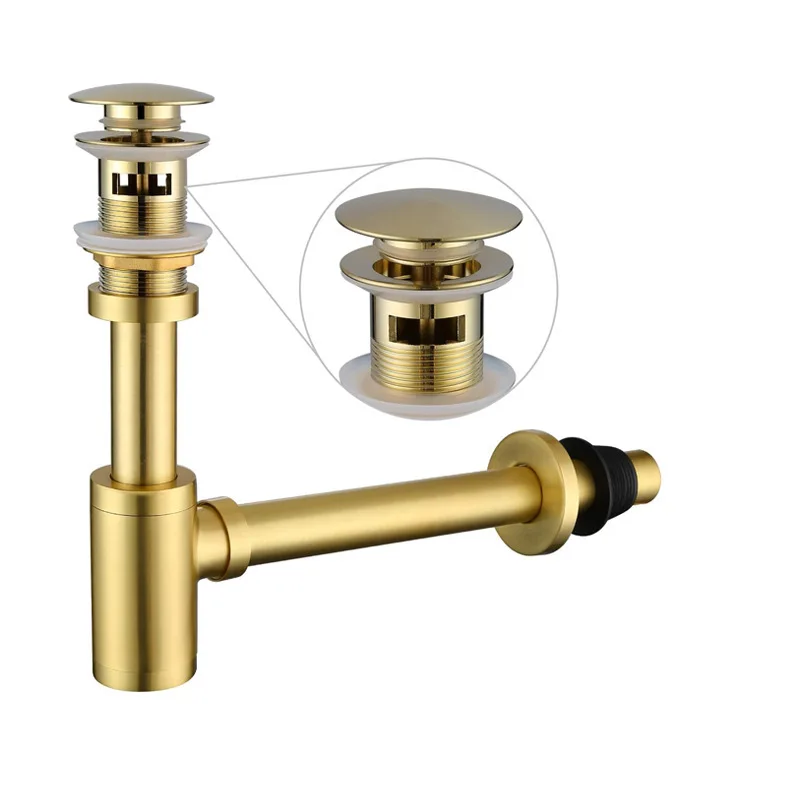 304 Stainless Steel Basin Drain Stopper, Universal Pop-Up Anti-odor Core for Bathroom Sink Waste Drain Fitting