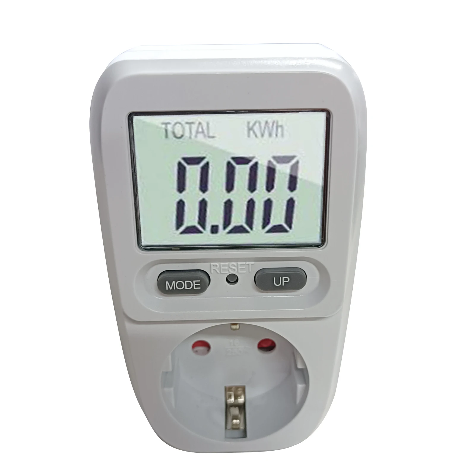 Electricity Bill Metering Socket with Backlight Multifunctional Electricity Biller Sockets Digital Display Power Meter Billers