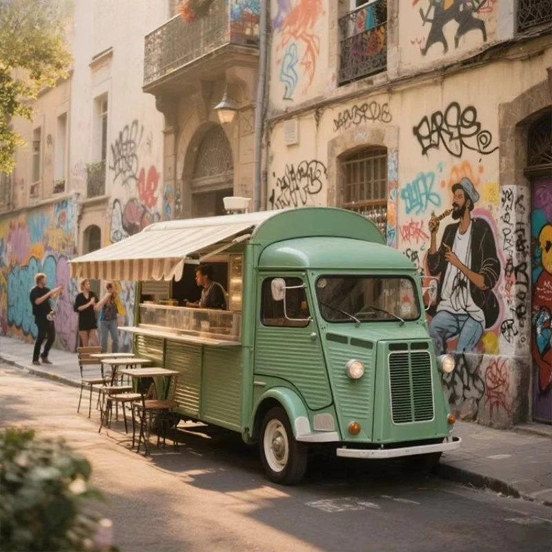 Mobile Catering Juice Beer Bar Food Trailer Custom Coffee Ice Cream Burger Pizza BBQ Fast Food Truck