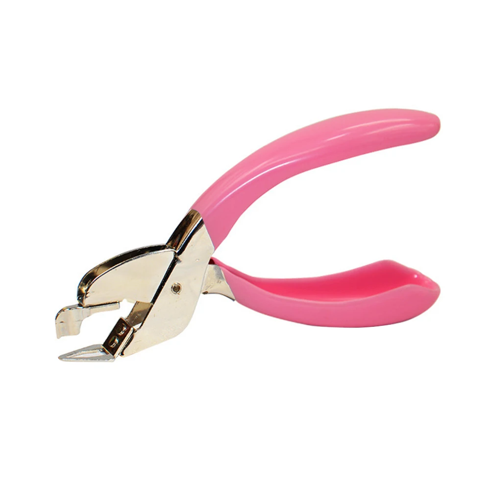 Staple Remover Tool Compact Pink Universal Nail Puller Handheld Extractor Office School Use Premium Material Safe Design Quick