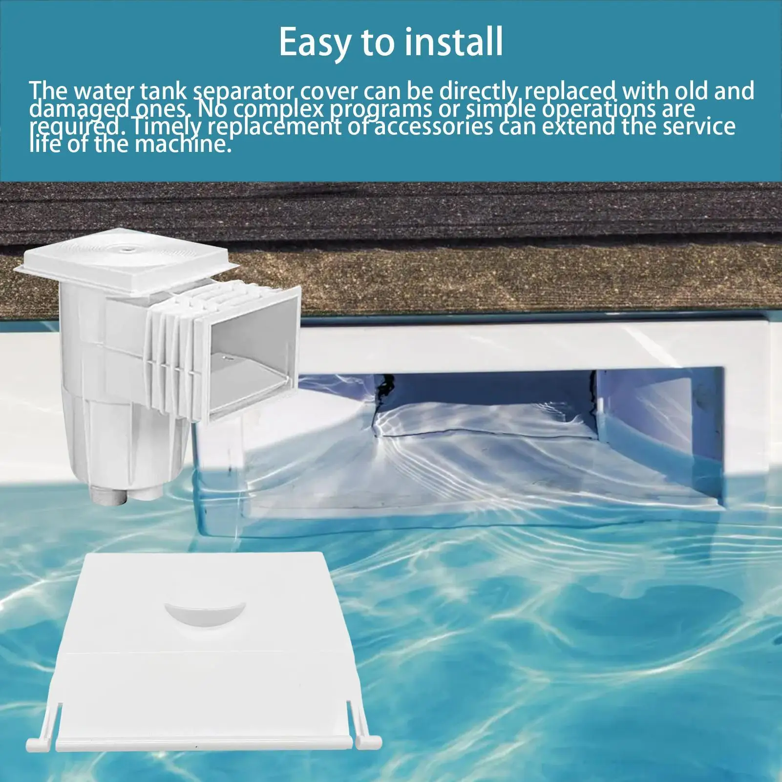 Skimmer Replacement Weir Door Flap Plastic Skimmer Door Flapper for Skimmer Door Flapper Swimming Pool Accessories