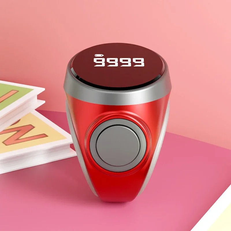 สมาร์ท Tasbih TALLY Counter Type-C ชาร์จคุณภาพสูงมุสลิม Zikr แหวนประเภทปุ่มเคาน์เตอร์เวลาสวดมนต์การสั่นสะเทือนเตือน