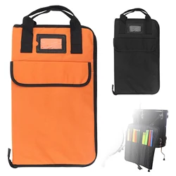 Water-resistantCanvas Drumstick Backpack Bag Jazz Drum Stick Music Book Storage Large Capacity Handbag