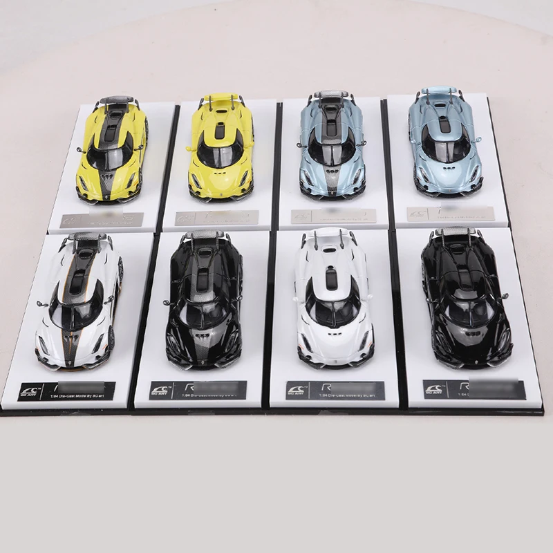 SC ART 1:64 Supercar die-cast alloy simulation car model toy collectible ornament view 3