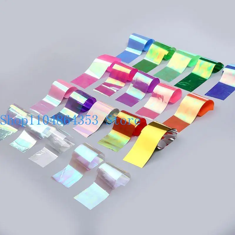 

652F AB Effect Reflective for Aurora Mirror Paper Shiny Jewelry Fillings DIY Resin Mo