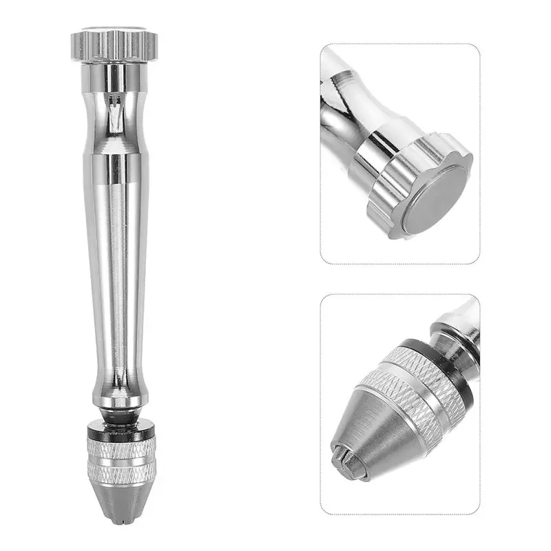 B62B Watch Repair Pin Vise Hand Drill, Watchmakers Precision Tool for Micro Electronics Repair, Single Head Hand Twisted Drill