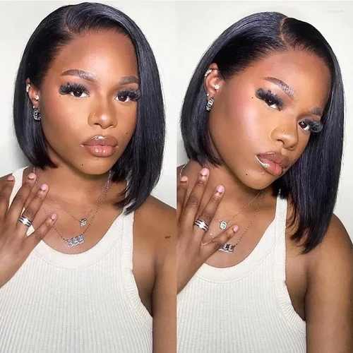 Imagen 2 del producto Pelo virginal recto barato corto 1 3 oferta de extensiones 100% extensiones de cabello humano liso sin procesar Color Natural 100 g/unidad