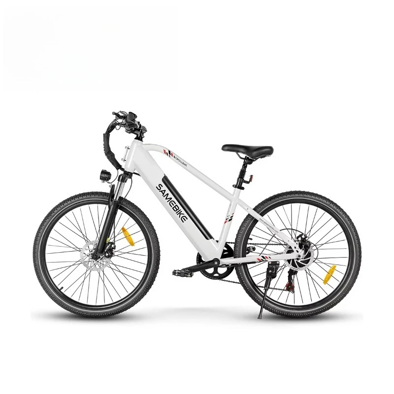 الدراجة الجبلية الكهربائية MTB 500D بطارية ليثيوم مدمجة إطار المدينة 7 سرعات حافة إلكترونية