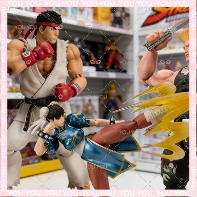

Bandai Original SHF Anime Figure SUTORITO FAITA RYU CHUN LI Ourfit2 Action Figure Toys for Boys /Girls /Kids /Christmas Gift