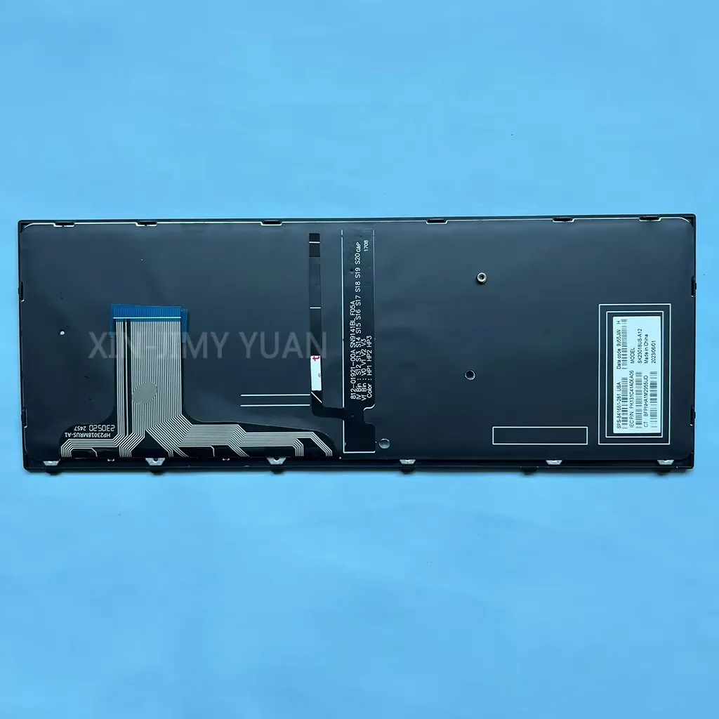 G3 US/Russian/Brazil/SP/latin Keyboard For HP ZBook Studio G3 G4 Backlit PK131C42A00  HSTNN-C88C HSN-C02C NSK-CY1BC 841681-001