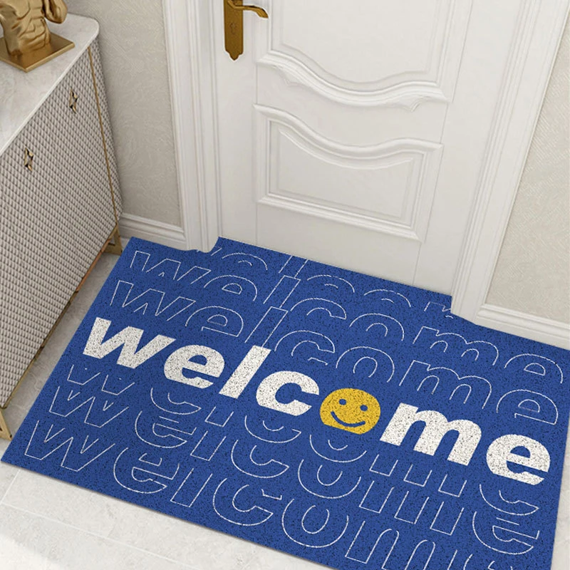 Funny Quirky Design Custom Door Mat Creative Floor Letters Entryway Dirt Trapping Mat Home Wear Resistant Non Slip Housewarming