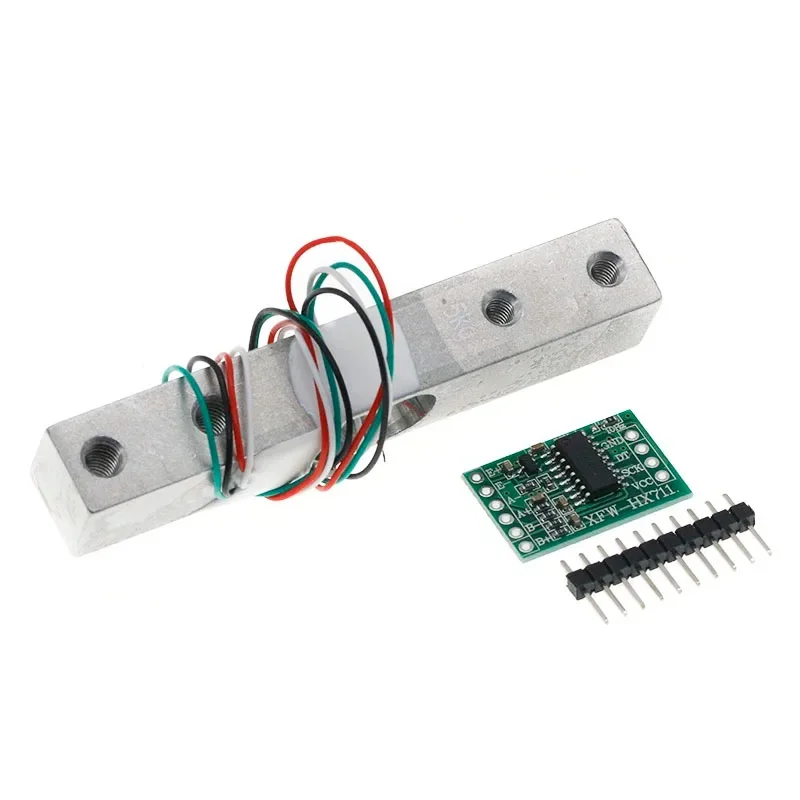 Load Cell 1KG 5KG 10KG 20KG HX711 AD Module Weight Sensor Electronic Scale Aluminum Alloy Weighing Pressure Sensor