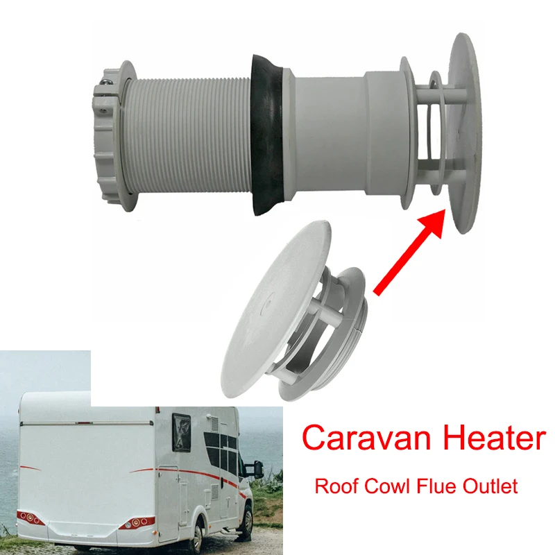 Customized Motorhome Heater Roof Cowl Flue Outlet Cover For Caravan 30010-20900 RV Accessories For Truma Space Air Outlet Cover