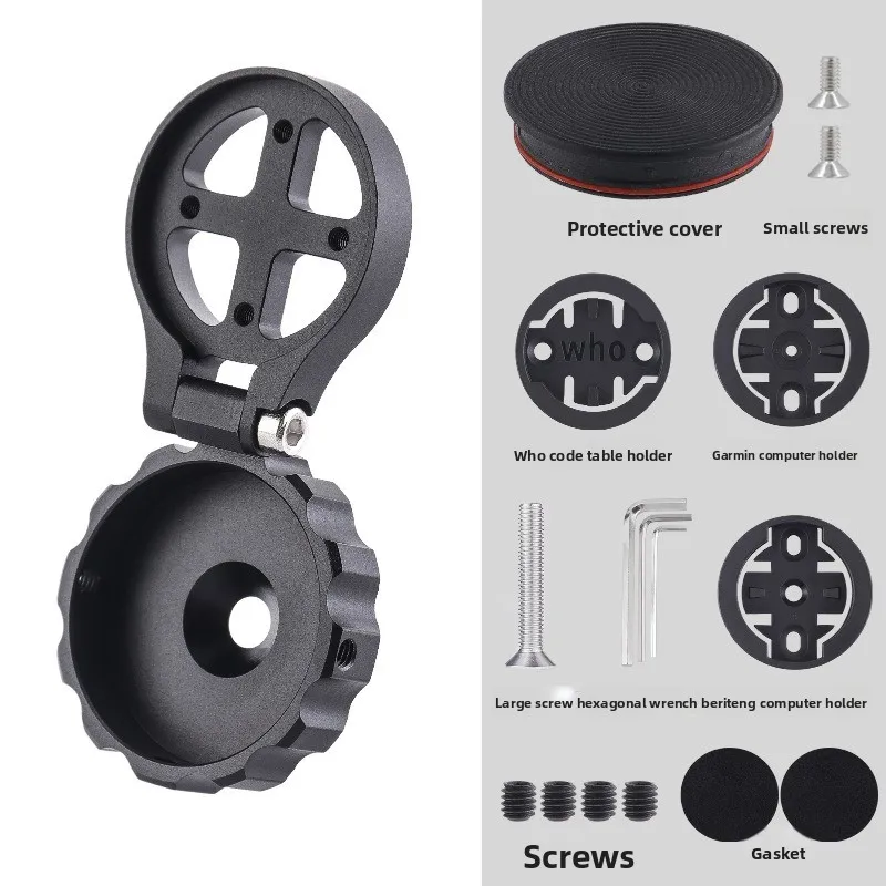 

Bicycle Tracker Mount Bracket Anti-Theft Bike Headset Top Cap Waterproof Protective Case Accessories for Airtag Storage