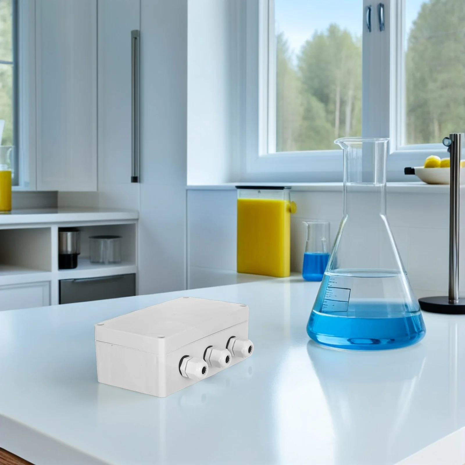 

Outdoor Waterproof Junction Box 12 Terminal Electrical Distribution Box Plastic Enclosure for Surveillance Power Supply