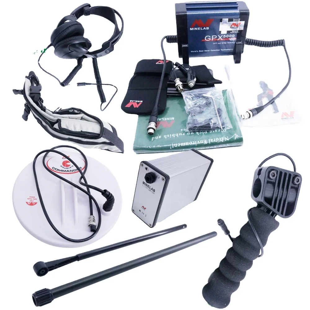 

Underground Metal Detector GPX5000 Long Range Deep Gold Detector Probe Prompt Sound with LCD Display