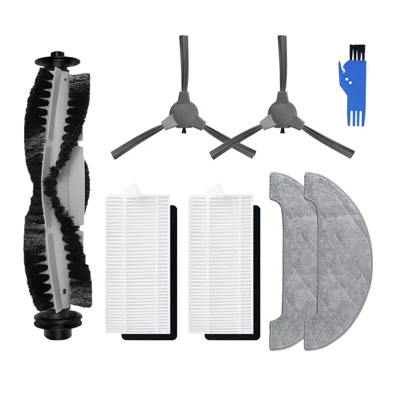 

B01C-For Koblenz R-901 Robot Vacuums Spare Parts Side Brush Roller Hepa Filter Mop Cloths Rag Replacement Accessories