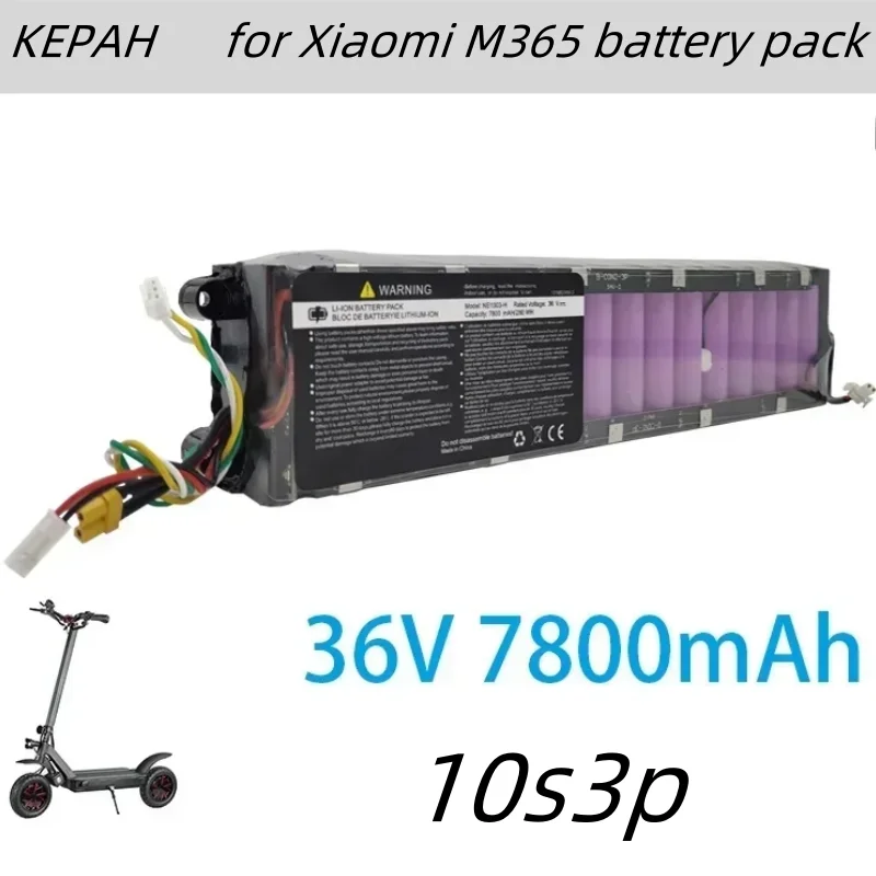 

Li-ion Battery 36V 7.8Ah 60km Suitable For MiJia M365 Scooter Batterypack, Electric Scooter, Waterproof Bluetooth Communication