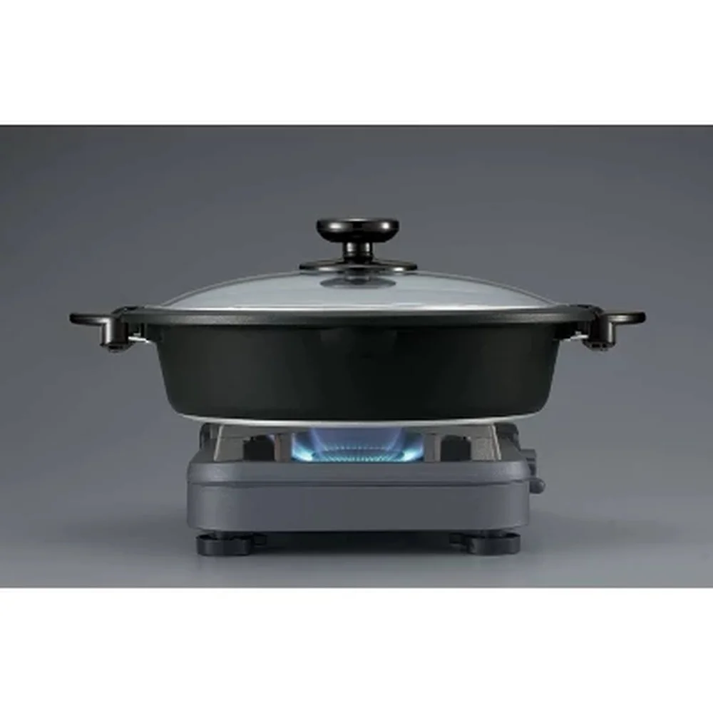 Многофункциональная электрическая сковорода с антипригарным покрытием и стеклянной крышкой с регулируемой температурой, крутая сенсорная ручка, съемная мощность