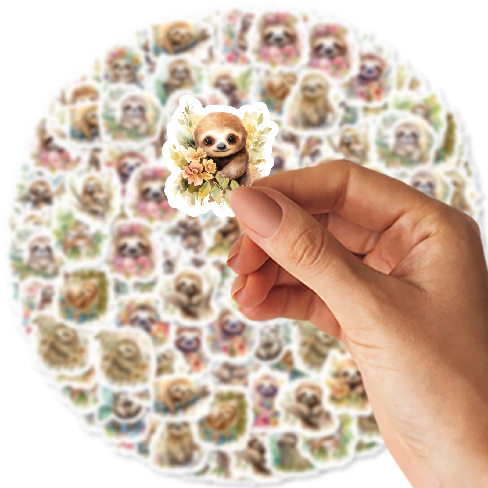 귀여운 작은 나태 빈티지 그래피티 스티커, DIY 장식 노트북 여행 가방 오토바이 클래식 장난감 스크랩북 PVC 데칼, 46 개