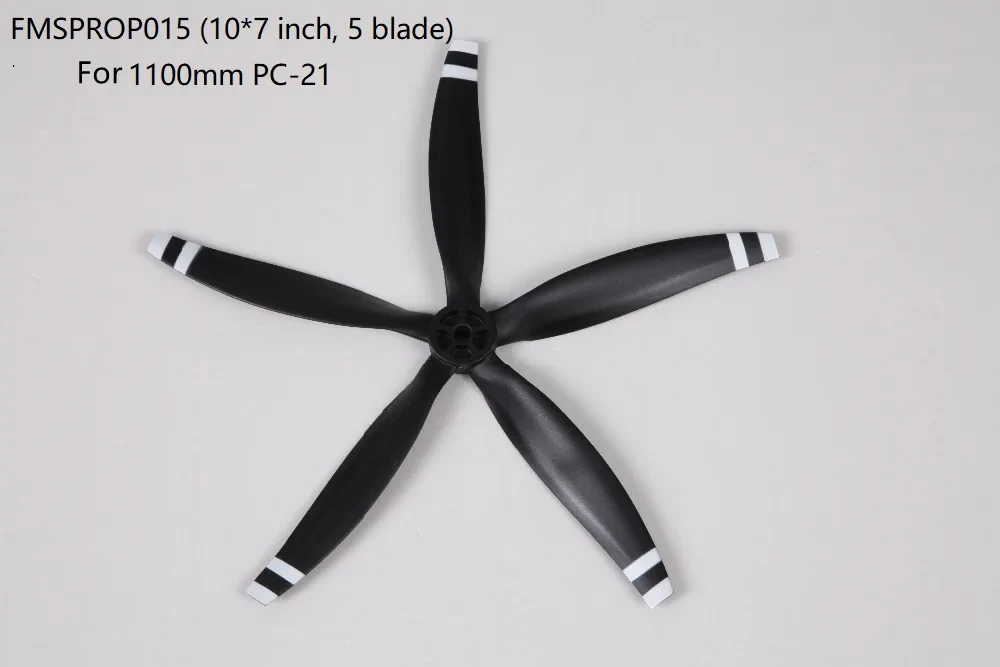 FMSRC 1100mm 1.1m PC21 PC-21 Pilatus 10x7 5 blade Propeller PROP015 RC Airplane Model Plane Avion Spare Parts Accessories