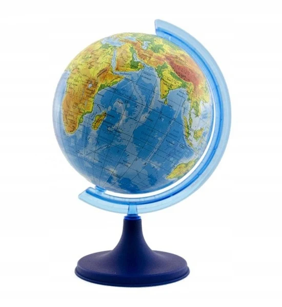 Fysieke wereldbol voor schoolbureau 11 cm