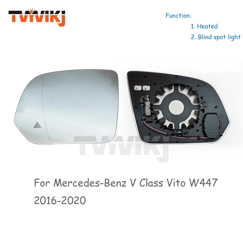 

Left Right For Mercedes-Benz V Class Vito W447 2016-2020 Side with Blind spot light detection distance assist car mirrors