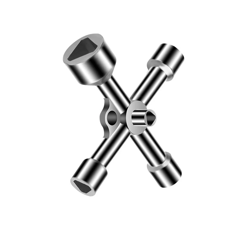 5-In-1 Triangular Key 3-Sided Key Triangular Wrench Control Cabinet Key for Plumber Triangular Key for Barrier Post