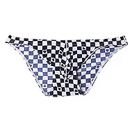 Gay Personality High Elasticity Briefs for Men U Convex Pouch Underwear Sissy Sexy Low Waisted Ice Silk Panties Youth Underpants