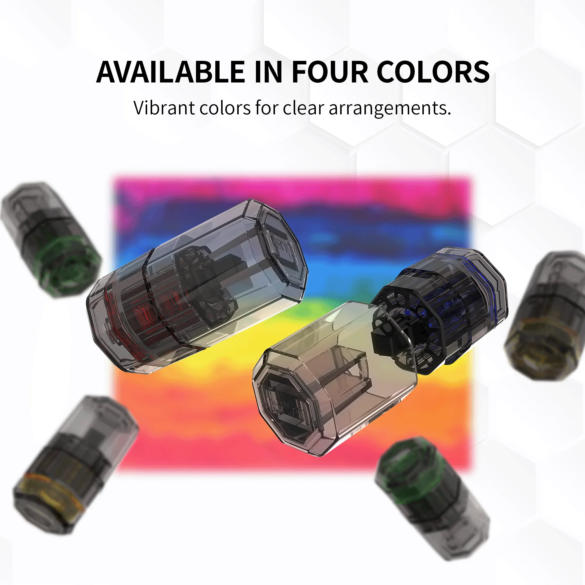 Dspiae PT-PR PT-R Gereedschapsbak Gereedschapsstandaard/Snijbits Prage Compartiment Rood Geel Groen Blauw