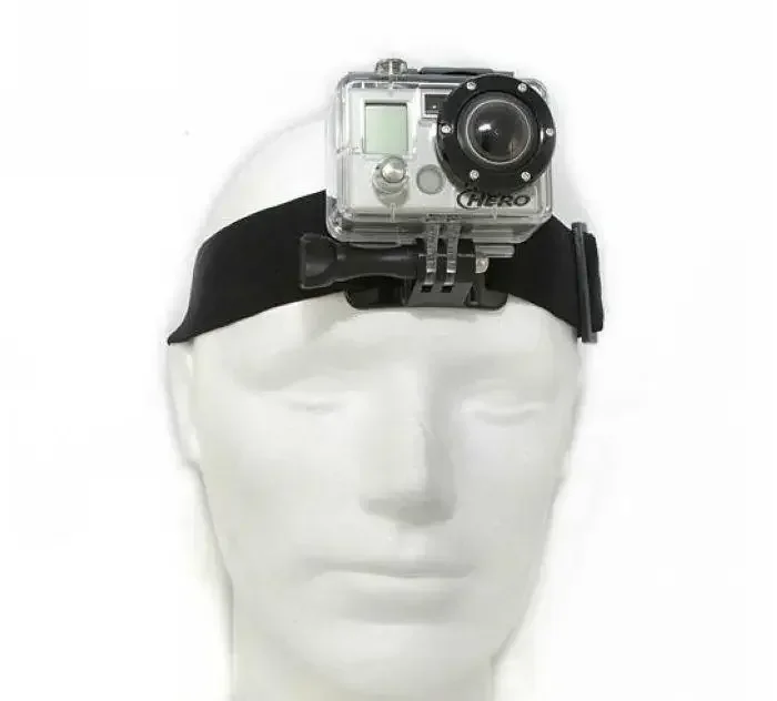 Anti-Skid Helmet Head Strap Action Belt Mount Camera Fixed Headband Gopro HD, Hero2, 3 4 5 6 7 8 9 10 Sj4000 6000 Insta360 ONE