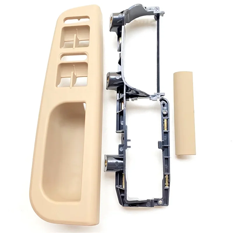 SKTOO 3 pcs Moldura Do Painel de Controle Interruptor Da Janela Da Porta Interior Guarnição Da Porta Handle + Base 3B1 867 171 E para VW Passat B5 Golf MK4 Jetta