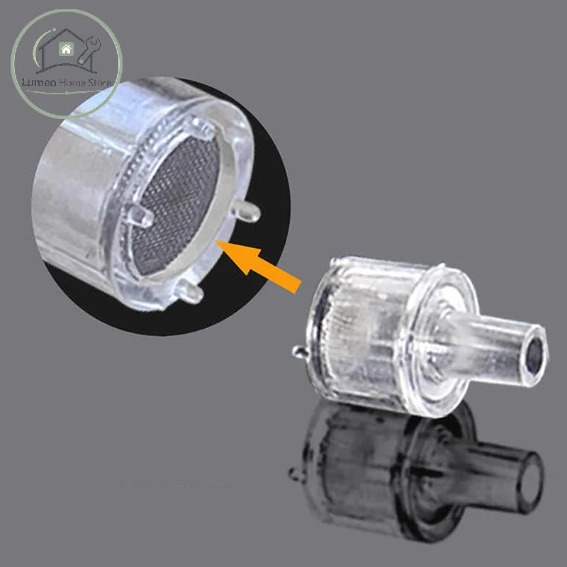2pcs Garden Inlet Pipe Filter Head Water Purifier Joint With Strainer Net Watering Irrigation Filter