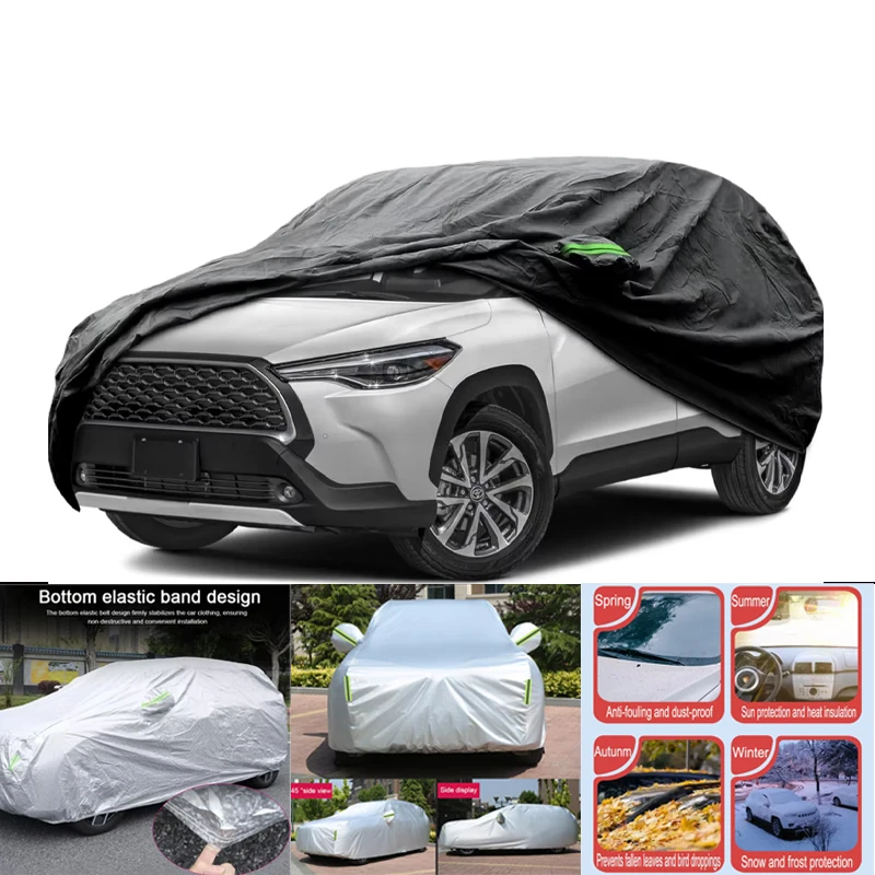 

Outdoor Car Covers Custom Fit For Toyota Corolla Cross 2022-2025 Waterproof All Weather for Automobiles Rain Snow Sun Protector