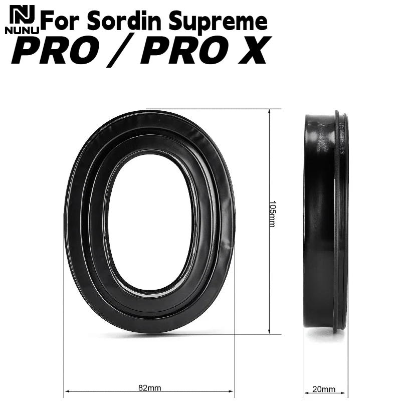 Replacement Ice Gel Memory Sponge Ear Pads /Noise reduction and sound insulation sponge For Sordin Supreme PRO/PRO X Headphone