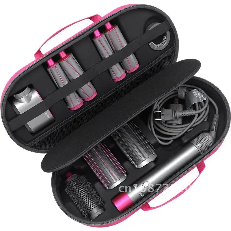 다이슨 컬링 백 Airwrap/HS01/05 용 EVA 휴대용 보관 스틱 안티 드롭 액세서리 컬링 스틱 보관 및 안티 압력