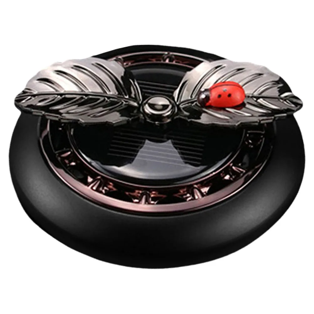 

Car Solar Aromatherapy Diffuser Zinc Alloy Fragrance Holder Scent Rotating Dashboard Accessory