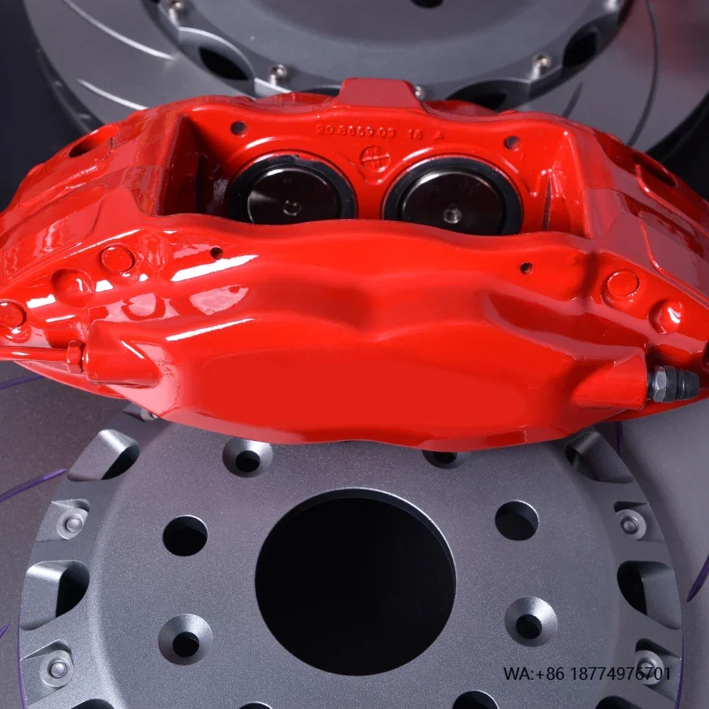 

Модифицированный гоночный тормозной суппорт передний 4-поршневой TSL F50 18/19/20 дюймов 355 мм 380 мм автоматические тормозные системы для Toyota Land Cruiser