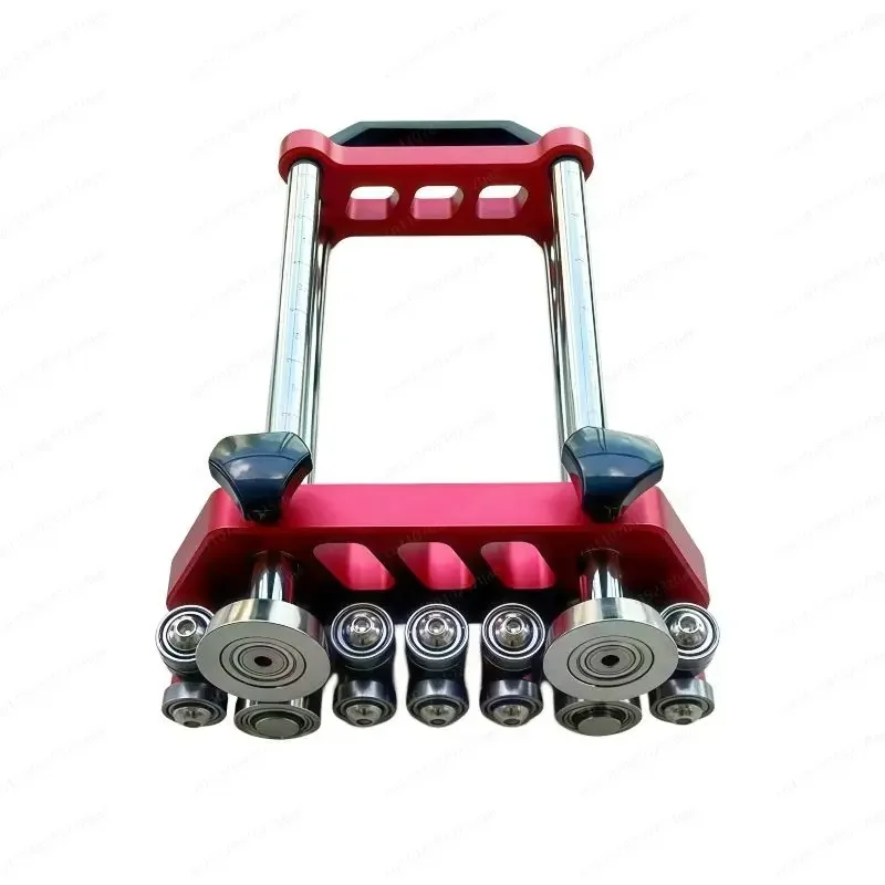 2 Station Metal Bender Roller Machine, 0-100° Sheet Metal Edge Folder for Roofing & Flashing