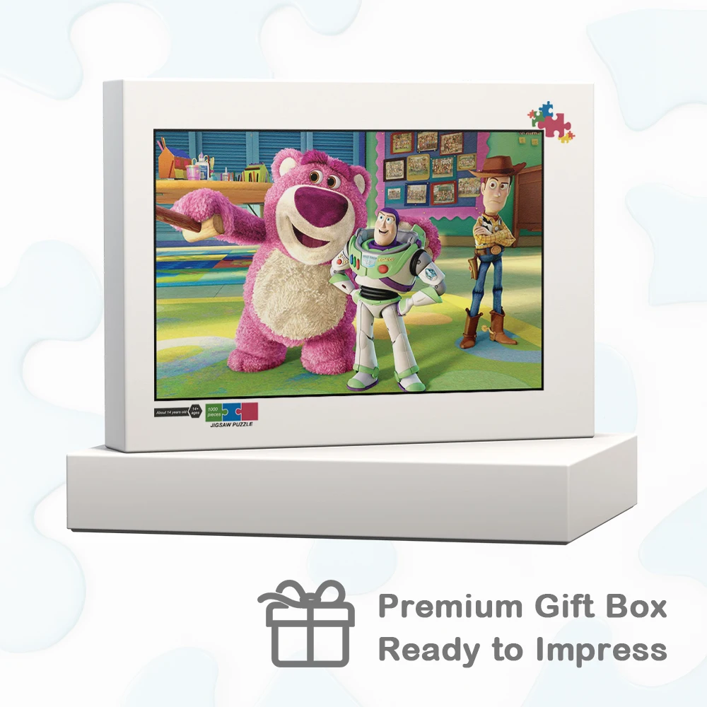 Lotso Buzz Lightyear Woody Großes Puzzle für Erwachsene, Toy Story-Spiele und Puzzles, 108/200/300/500/1000/1500 Teile, einzigartiges Design