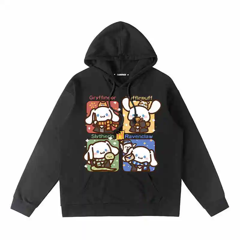 Harry Potter Joint Laurel Dog Hoodie Men and Women Hooded Autumn and Winter Cartoon Cute Big Ear Dog with Velvet