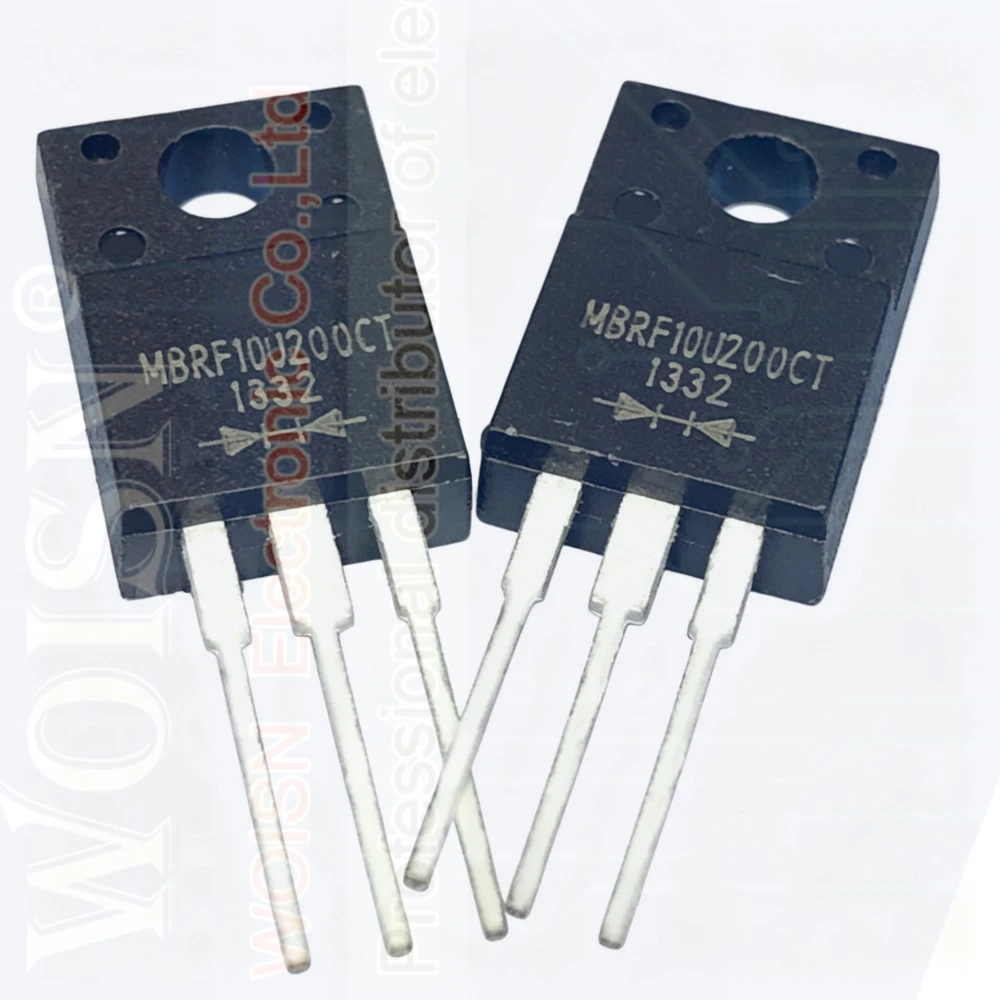 （1-5PCS） MBRF10U200CT 200V 10A TO-220F