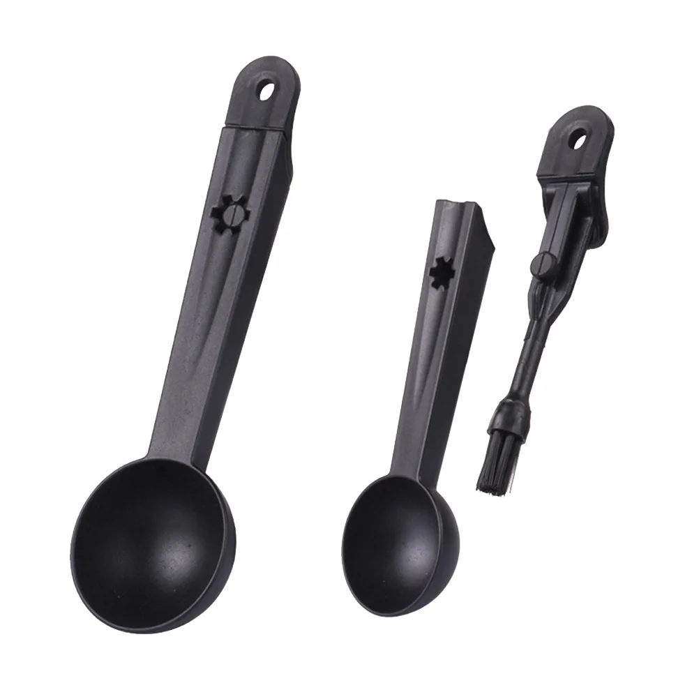 

Coffee Spoon Brush 2 In 1 Multifunctional Espresso Spoons Stainless Steel Coffee Scoop Spoon With Brush Set Cleaning Tool