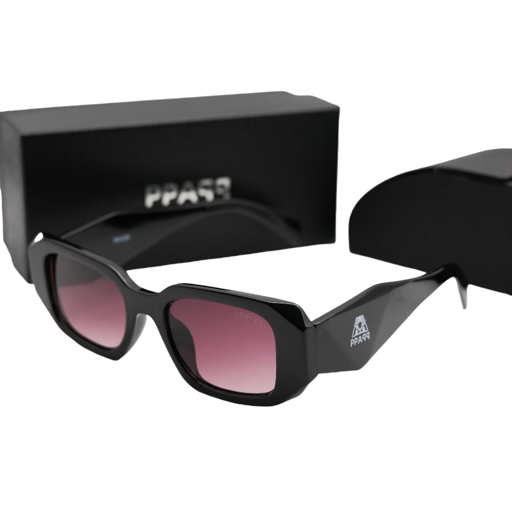 ppaqq أفضل النظارات الشمسية الفاخرة مصمم إمرأة رجل يرتدي الأزياء الساخن بيع كبار النظارات للنساء النظارات الإطار مثلث