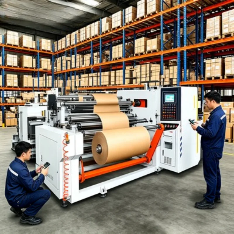 1600mm Jumbo Roll Slitting Machine For Flexible Packaging Film