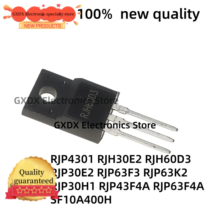 10-20 units 100% new quality RJP30E2 RJP63F3 RJP63K2 RJP30H1 TO-220F RJP4301 RJH30E2 RJH60D3 RJP43F4A RJP63F4A SF10A400H MOSFET