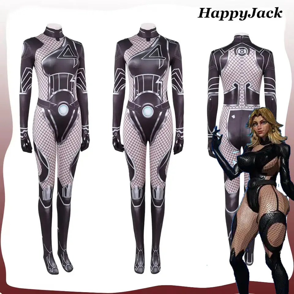 

Susan Storm Косплей Костюм Комбинезон Game Rivals Невидимая Женщина Ролевая Игра Маскировка Боди Женский Хэллоуин Карнавальный Костюм Партии