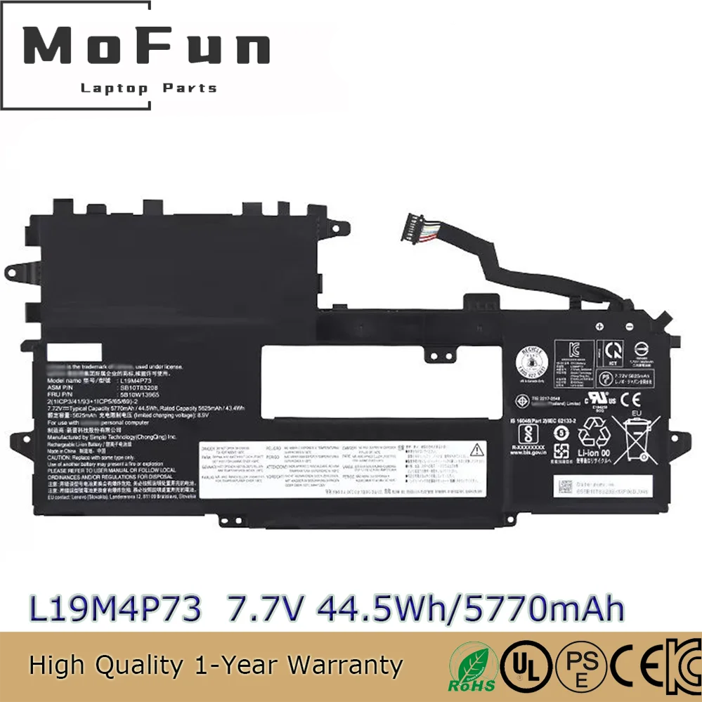 New Genuine L19C4P73 L19M4P73 Battery For Lenovo ThinkPad X1 Titanium Yoga Gen 1 SB10T83208