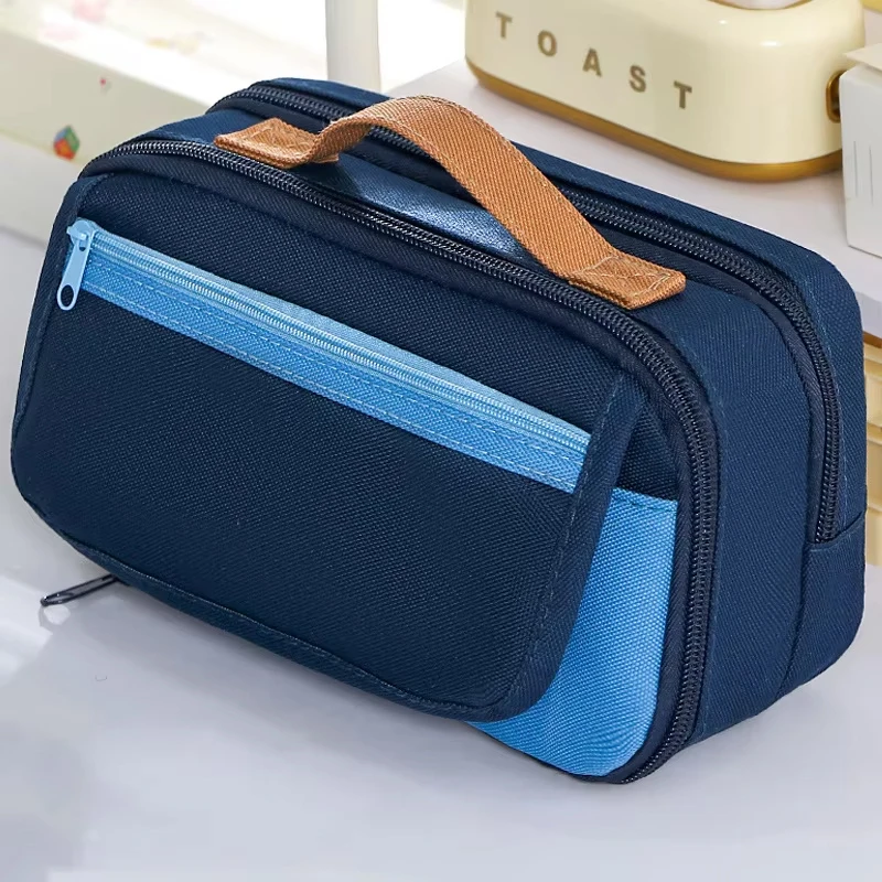 9-Layer Large Capacity Pencil Case - Durable Oxford Fabric M